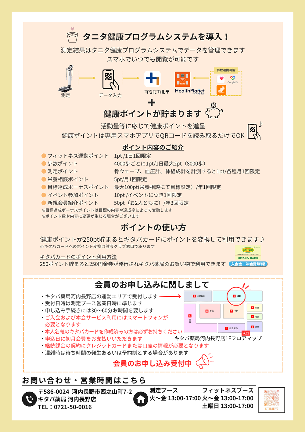 健康クラブの利用について